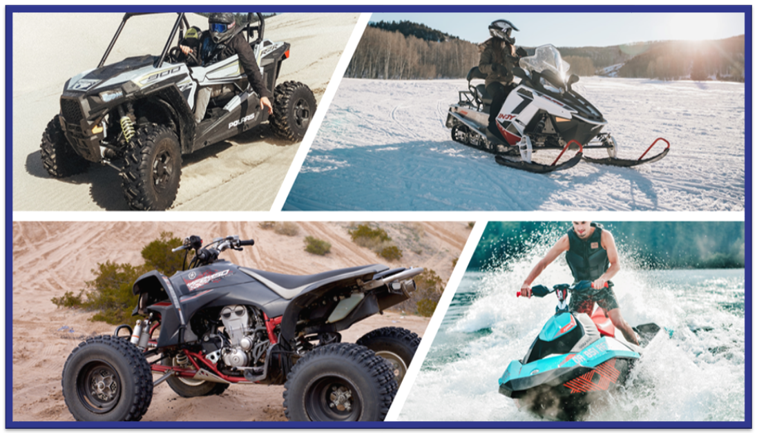 picture of atv utv jetski and snowmobile